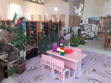بخش کودک کتابخانه